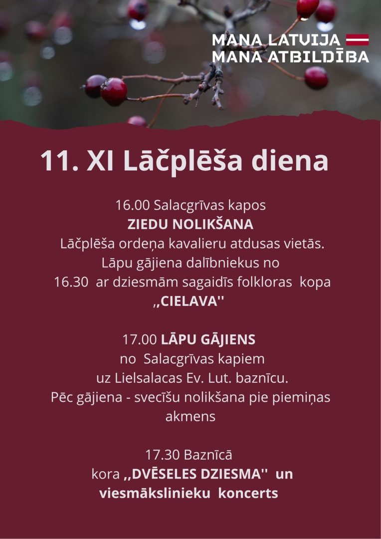 Lāčplēša diena Salacgrīvā