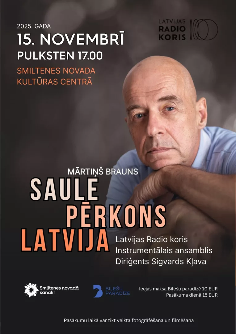 Latvijas Radio kora koncerts "Saule. Pērkons. Latvija"