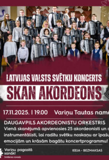  Latvijas valsts svētku koncerts “Skan akordeons!” 