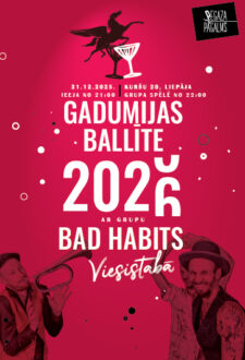 Gadumijas ballīte ar grupu BAD HABITS