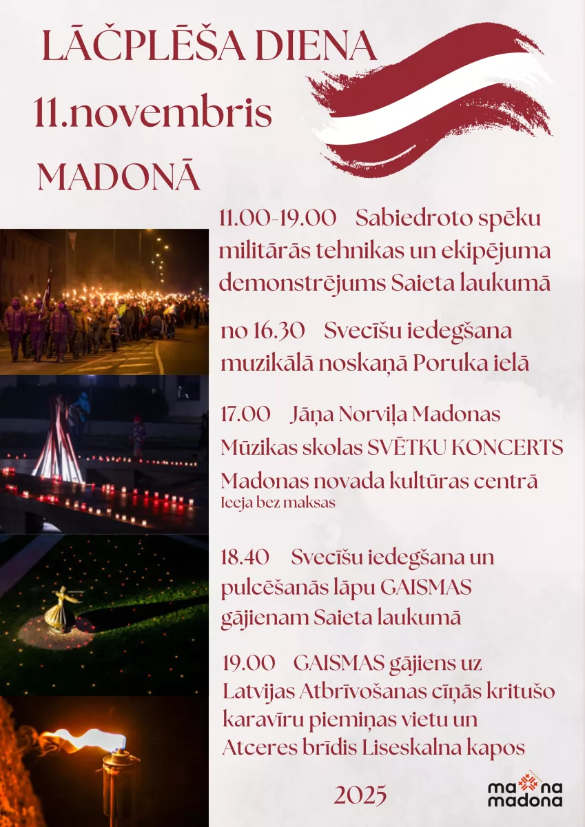 Lāčplēša diena Madonā