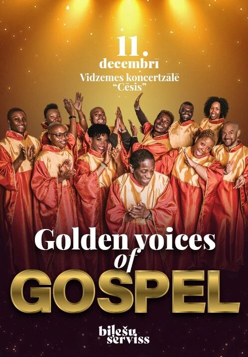 Ziemassvētku koncerts. Golden voices of Gospel.