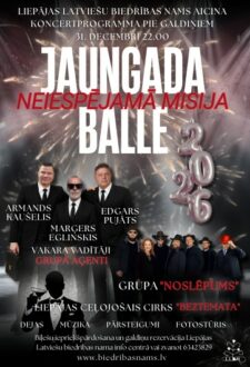 Jaungada svinību balle “NEIESPĒJAMĀ MISIJA”
