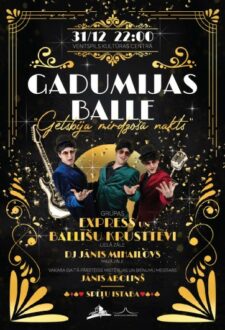 Gadumijas balle “Getsbija mirdzošā nakts” Ventspils Kultūras centrā