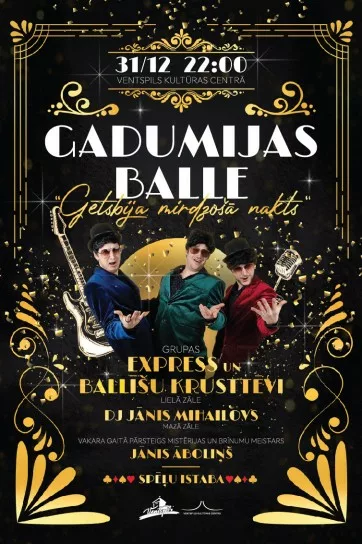 Gadumijas balle “Getsbija mirdzošā nakts” Ventspils Kultūras centrā