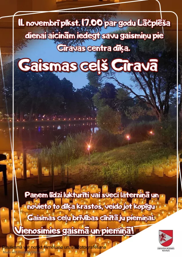 Lāčplēša diena Cīravā