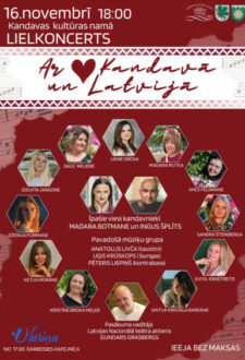 Lielkoncerts “Ar sirdi Kandavā un Latvijā”