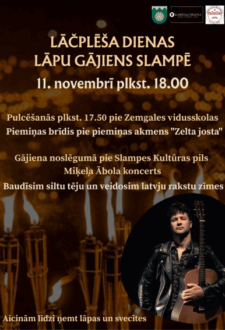 Lāčplēša dienas lāpu gājiens Slampē