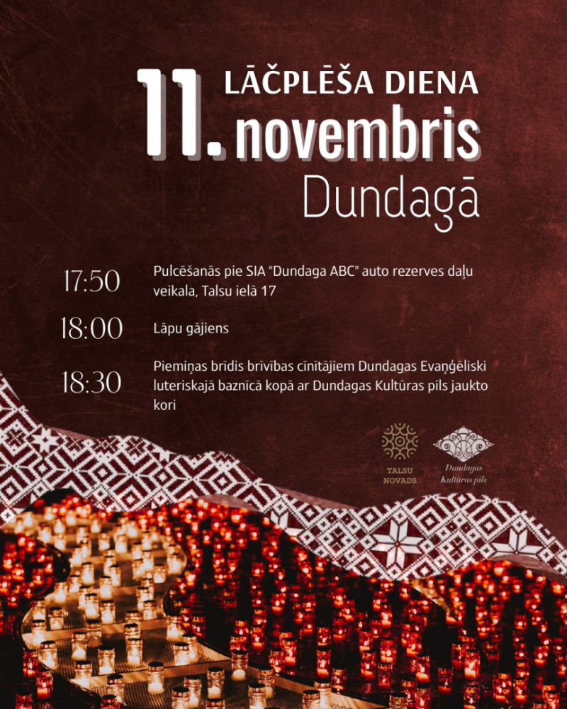 Lāčplēša diena Dundagā