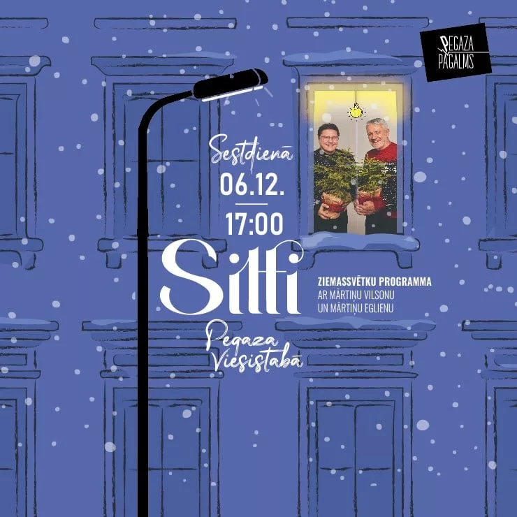 “SILTI”. Ziemassvētku programma ar Mārtiņu Vilsonu un Mārtiņu Eglienu