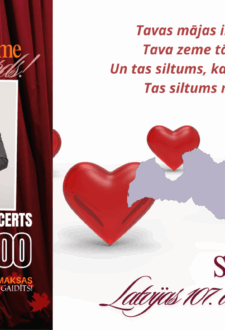 Grupas “Galaktika” KONCERTS “Tava zeme tā Tava sirds!”