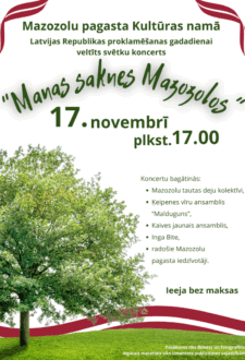 Svētku koncerts “Manas saknes Mazozolos”
