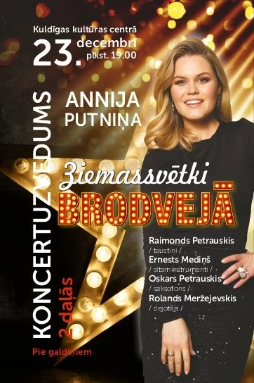 Koncertuzvedums “Ziemassvētki Brodvejā”