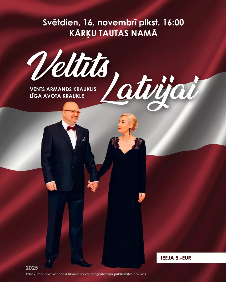 Koncertuzvedums “Veltīts Latvijai” Kārķu tautas namā