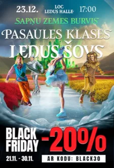 Ledus šovs 'Sapņu Zemes Burvis' latviešu valodā