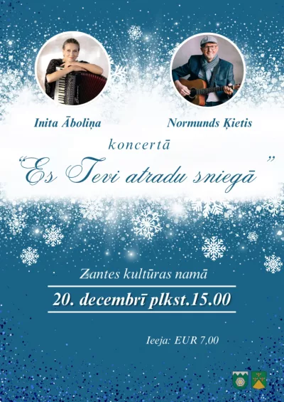 Koncerts "Es Tevi atradu sniegā"