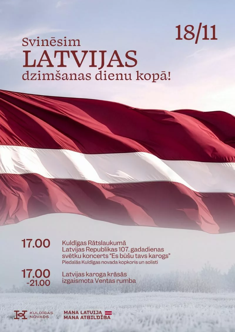 Latvijas Republikas Proklamēšanas dienas pasākums Kuldīgā