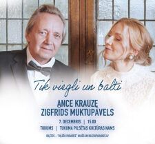 Ances Krauzes un Zigfrīda Muktupāvela Ziemassvētku koncertprogramma "Tik viegli un balti"