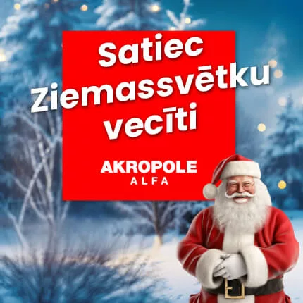 Satiec Ziemassvētku vecīti “AKROPOLE Alfa”