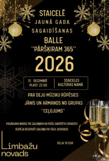 Jaunā gada sagaidīšana Staicelē