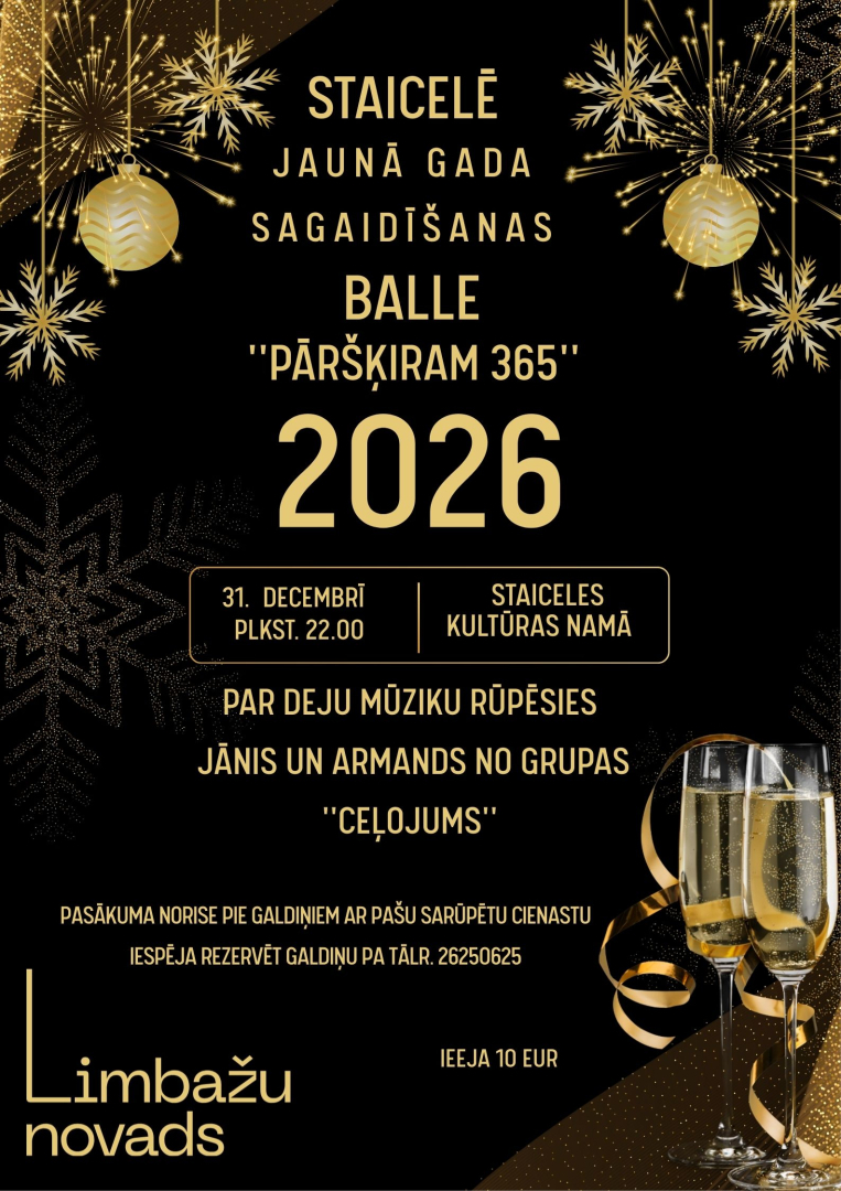 Jaunā gada sagaidīšana Staicelē