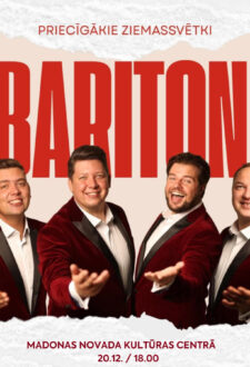 Priecīgākie Ziemassvētki kopā ar grupu BARITONI!