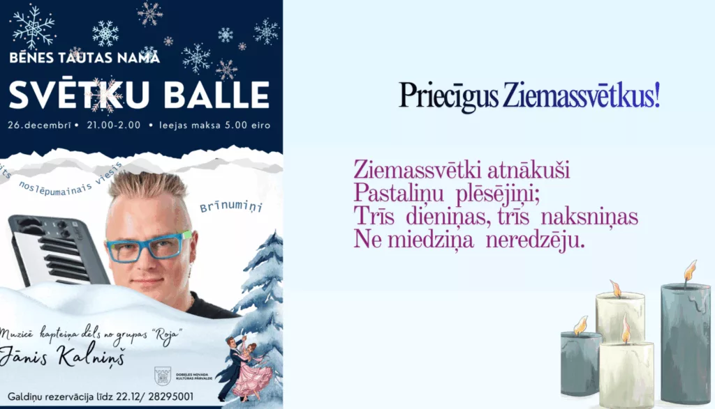 Bēnes Tautas namā Svētku balle
