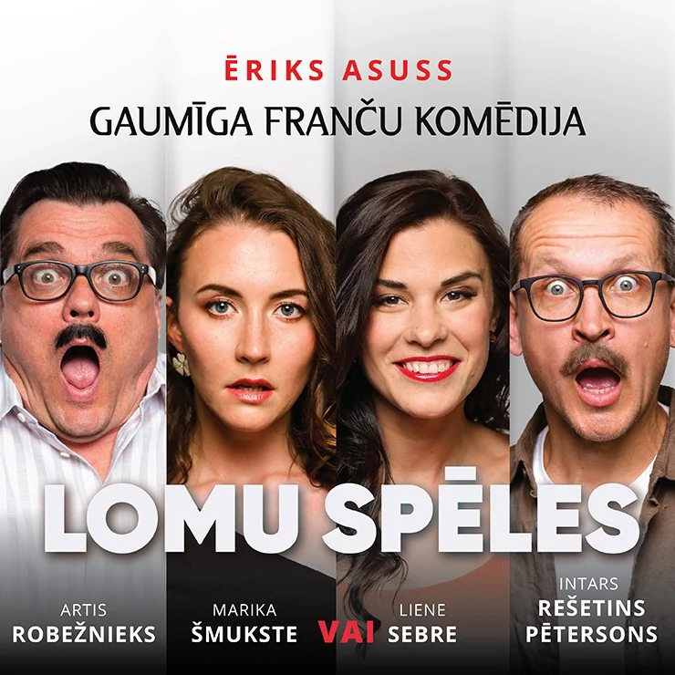 Gaumīga franču komēdija “LOMU SPĒLES”