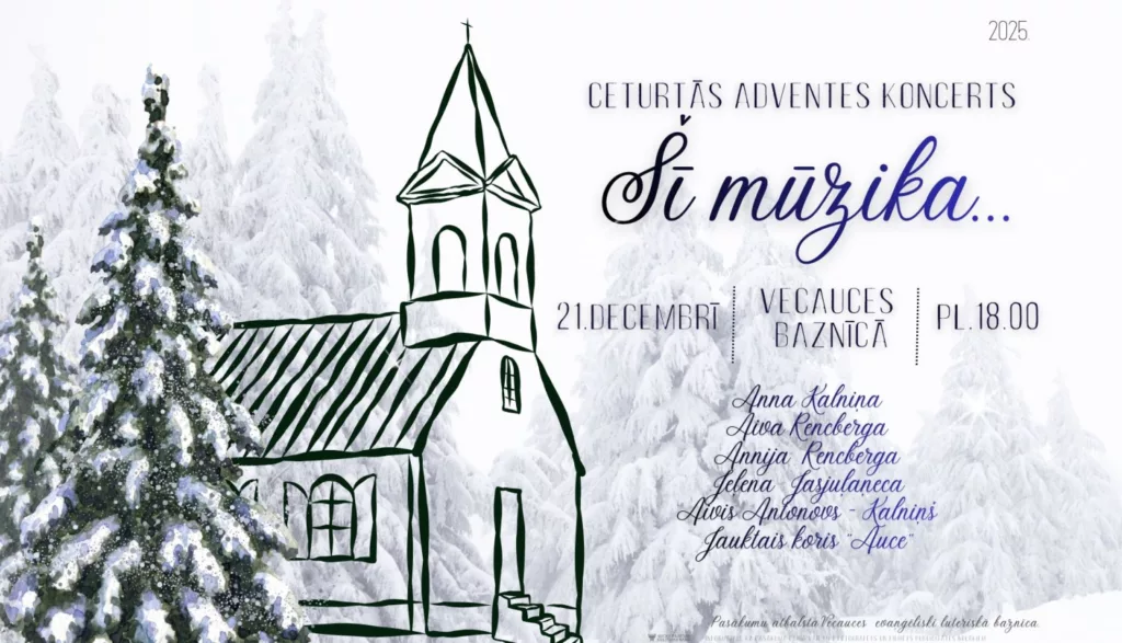 Sirsnīgs koncerts Vecauces baznīcā