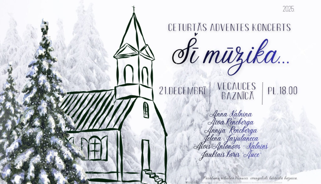Sirsnīgs koncerts Vecauces baznīcā