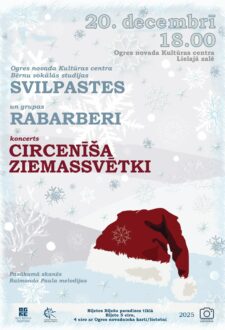 Bērnu vokālās studijas SVILPASTES un grupas RABARBERI koncerts CIRCENĪŠA ZIEMASSVĒTKI