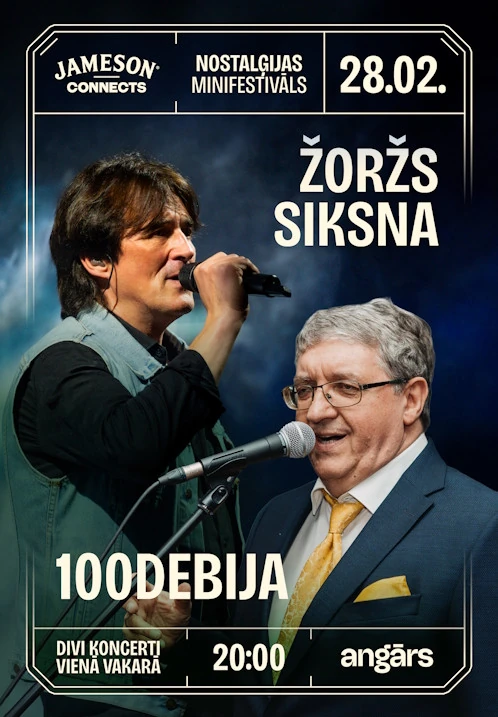Nostalģijas minifestivāls: Žoržs Siksna un 100 Debija
