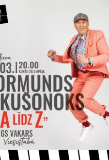 Lustīgs vakars ar Normundu Jakušonoku “No A līdz Z”