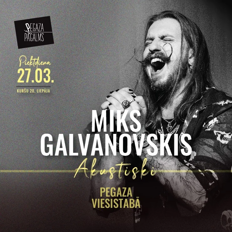 Miks Galvanovskis akustiski Pegaza Viesistabā