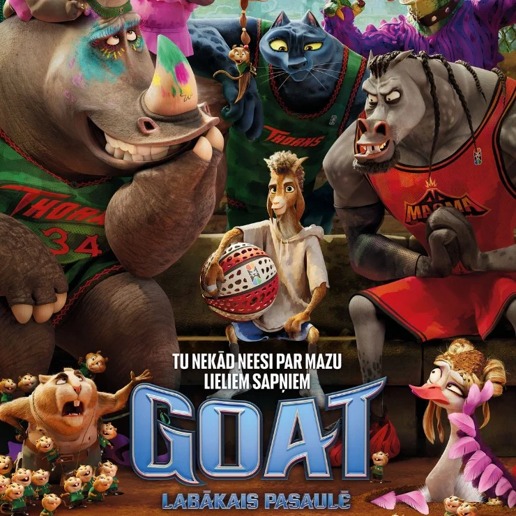 Animācijas filma GOAT: LABĀKAIS PASAULĒ