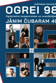 Jubilejas koncerts OGREI 98 | Ogrēnietim komponistam un aranžētājam JĀNIM ČUBARAM 40
