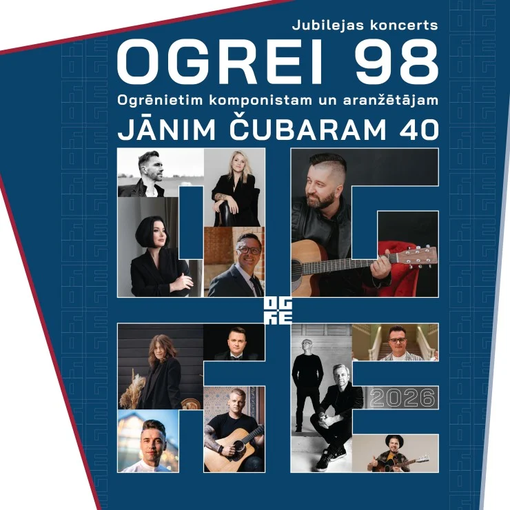 Jubilejas koncerts OGREI 98 | Ogrēnietim komponistam un aranžētājam JĀNIM ČUBARAM 40