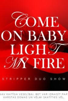 Striptīza duo šovs naktsklubā Cukurfabrik`