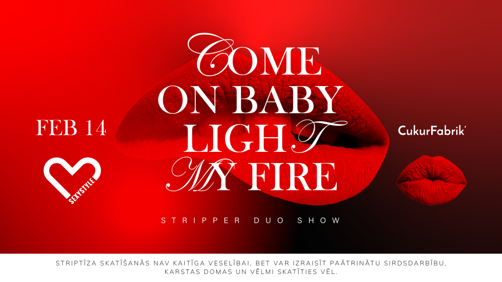 Striptīza duo šovs naktsklubā Cukurfabrik`