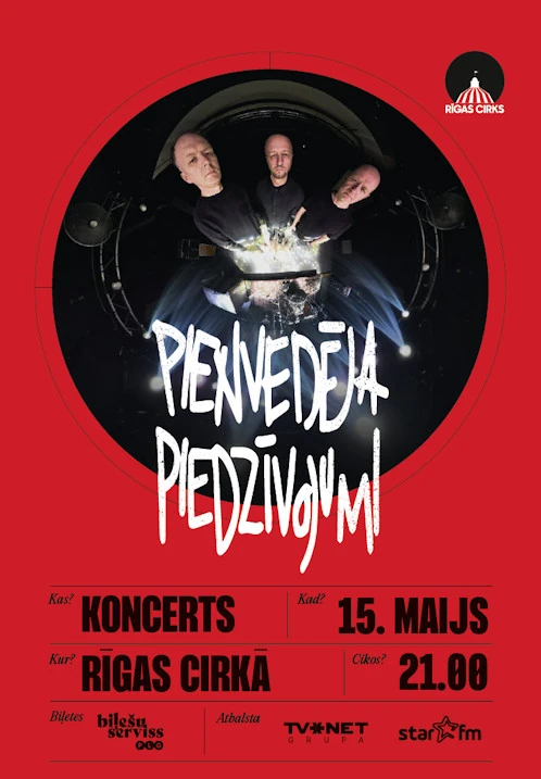 Grupas Pienvedēja Piedzīvojumi koncerts Rīgas Cirkā