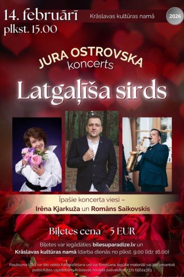 JURA OSTROVSKA koncerts LATGAĻĪŠA SIRDS