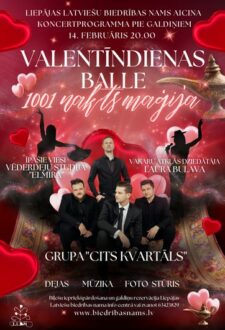 Valentīndienas koncertprogramma “Tūkstoš un vienas nakts maģija”