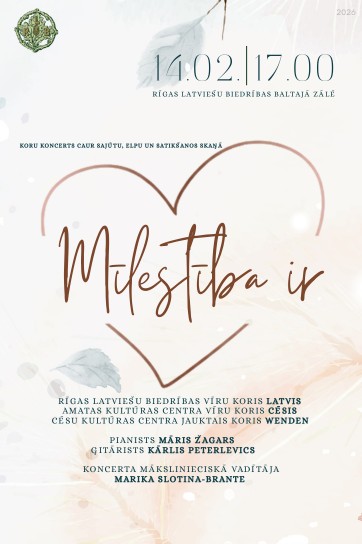 Koru koncerts “Mīlestība ir”