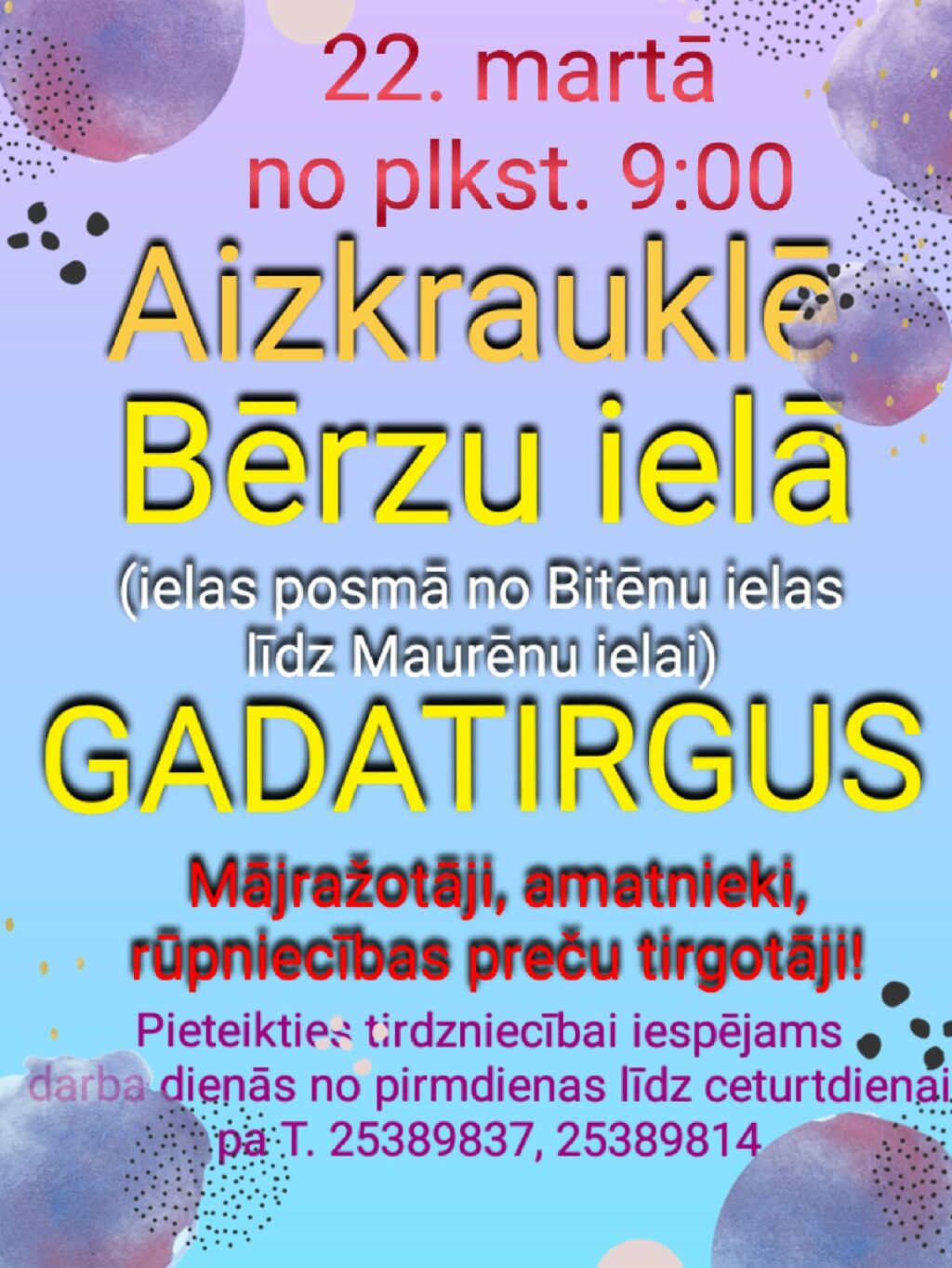 Tirgus Aizkrauklē