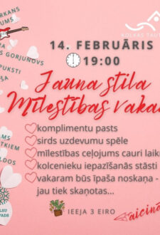 Jauna stila mīlestības vakars