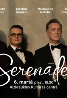 Serenādes ar Mārtiņu Kanteru, Normundu Rutuli, Daini Skuteli un Roberto Meloni