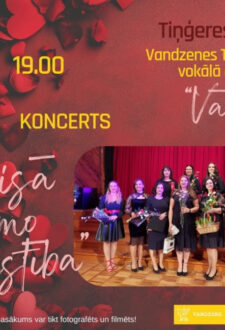 Vokālā ansambļa „Vārpas” koncerts „Gaisā virmo mīlestība”