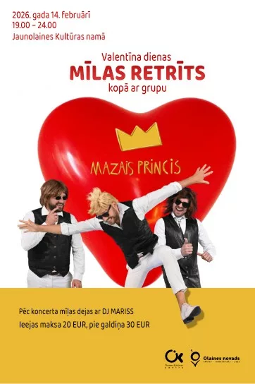 Valentīna dienas MĪLAS RETRĪTS kopā ar grupu MAZAIS PRINCIS!
