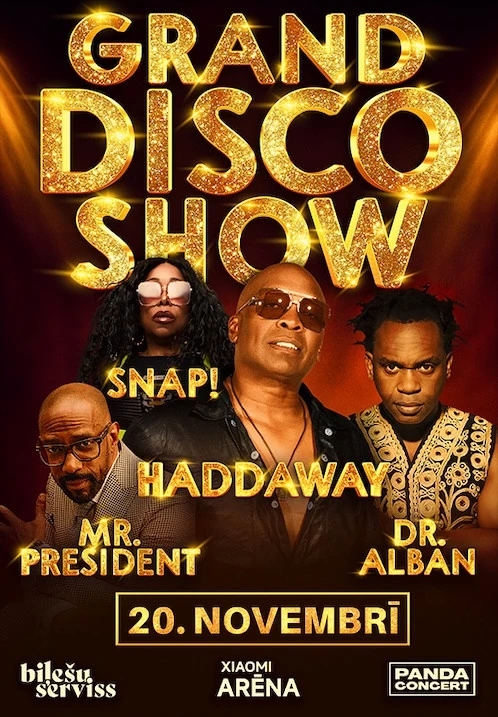 Grand Disco Show 2026: Haddaway | Dr. Alban | Mr. President | Snap