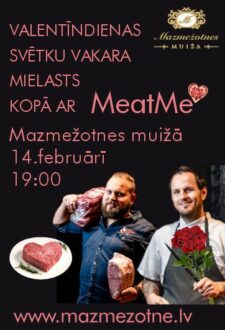 Valentīndienas svētku mielasts kopā ar MeatMe